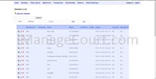 iManageCourt.com - Customer management and customer history.